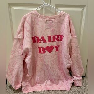Dairy Boy Pink Camo Sweatshirt